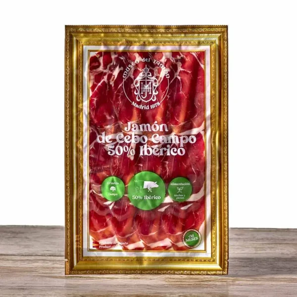 Jamón de Cebo Campo 50% Ibérico loncheado - Imagen 3