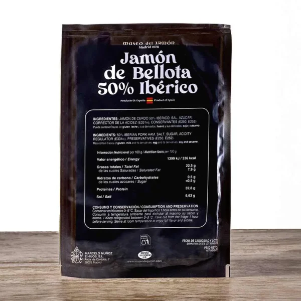 50% Ibérico Acorn-Fed Jamón Sliced - Image 4
