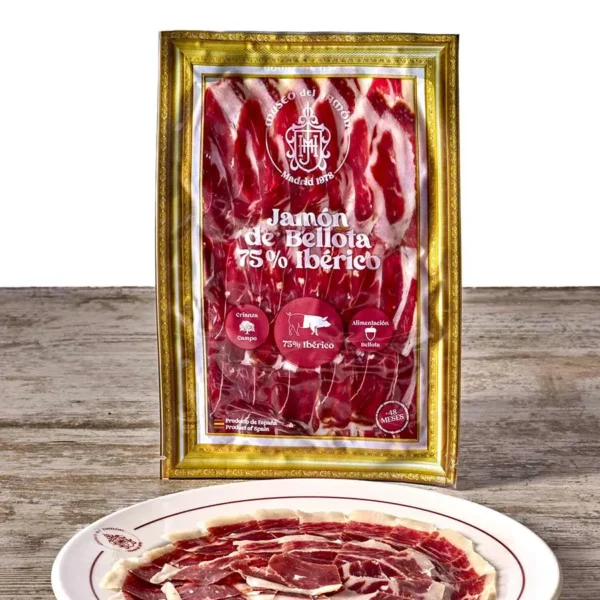75% Ibérico Acorn-Fed Jamón Sliced