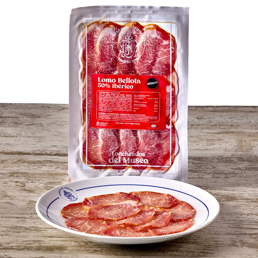 Lomo ibérico bellota loncheado del Museo del Jamón