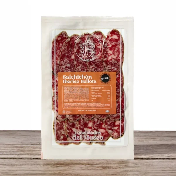 Salchichón ibérico de bellota loncheado del Museo del Jamón