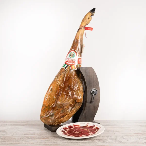 Jamón Ibérico de Bellota 75% Raza Ibérica entero con lonchas