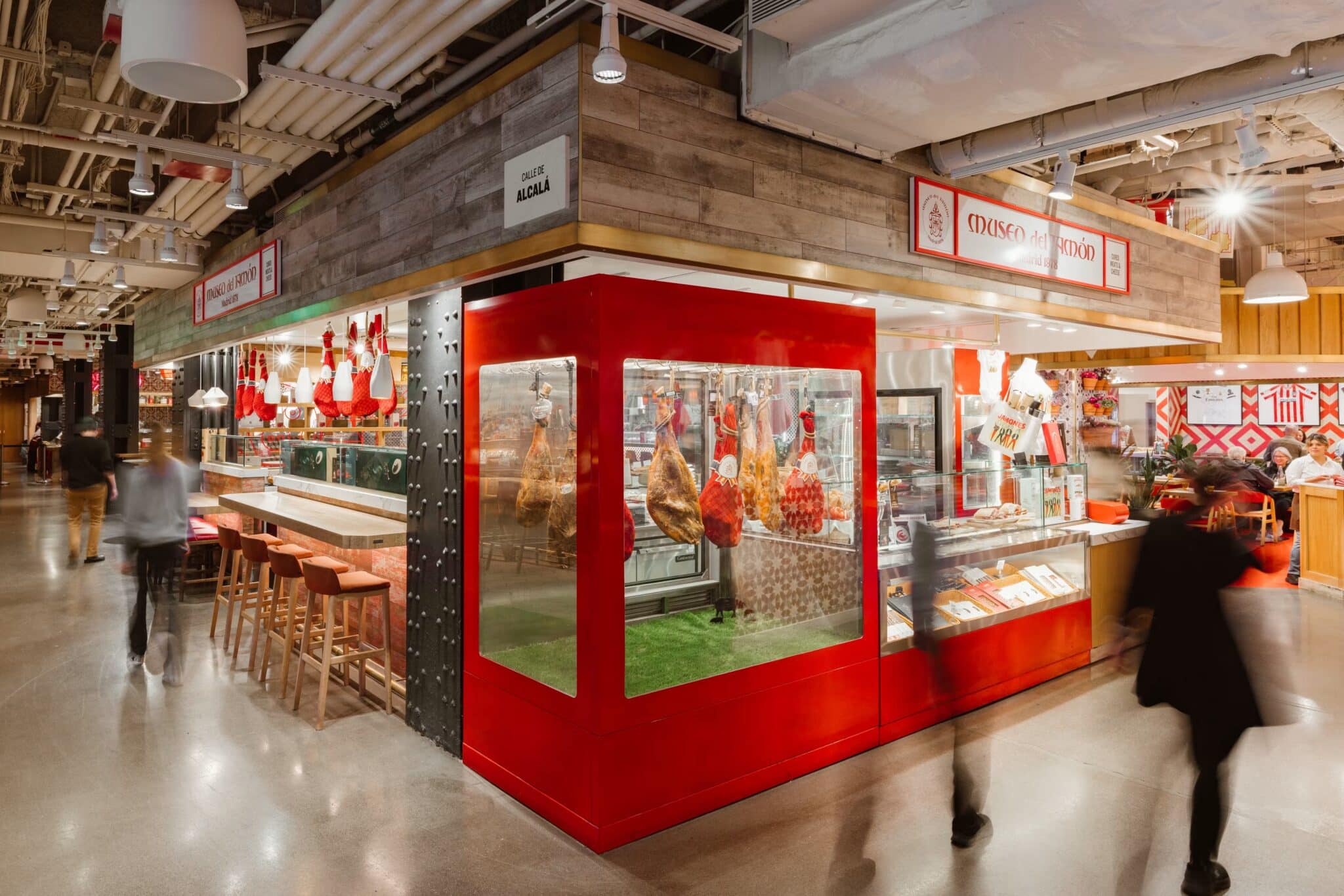 Museo del Jamón en Nueva York dentro de Mercado Little Spain en Hudson Yards.